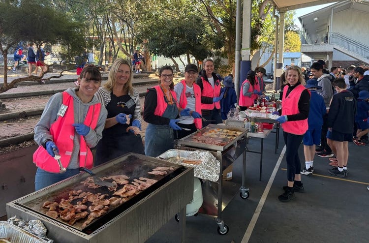 Parent Volunteers Fathers Day Breakfast
